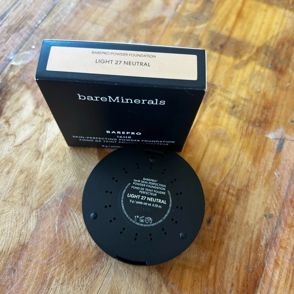 Bareminerals 16 Hour Skin Perfecting Powder Foundation Light Neutral